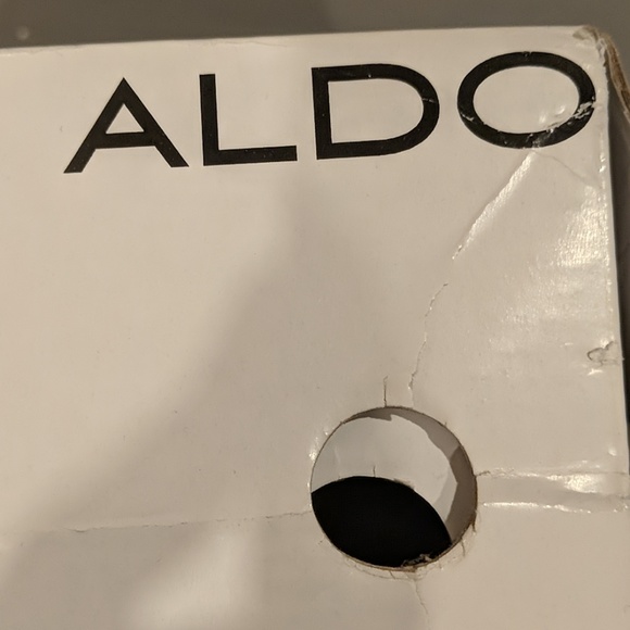 Aldo Black Patent Platform Pumps Size 8 US - Picture 2 of 4